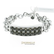 PIANEGONDA bracciale in argento e topazi fumè referenza BA010572 new